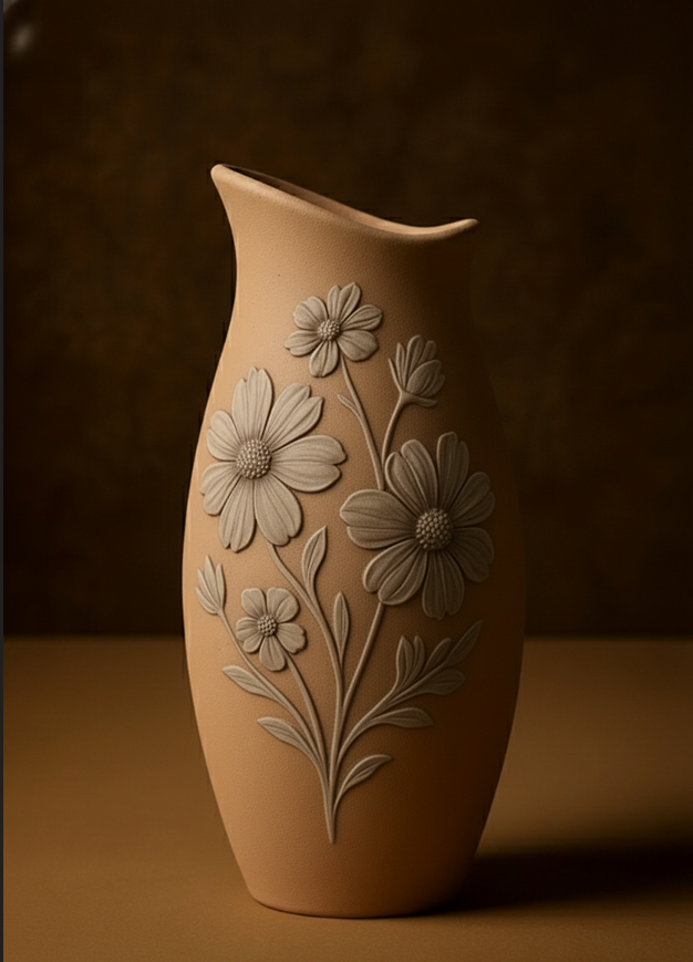 Vaso floral estilizado