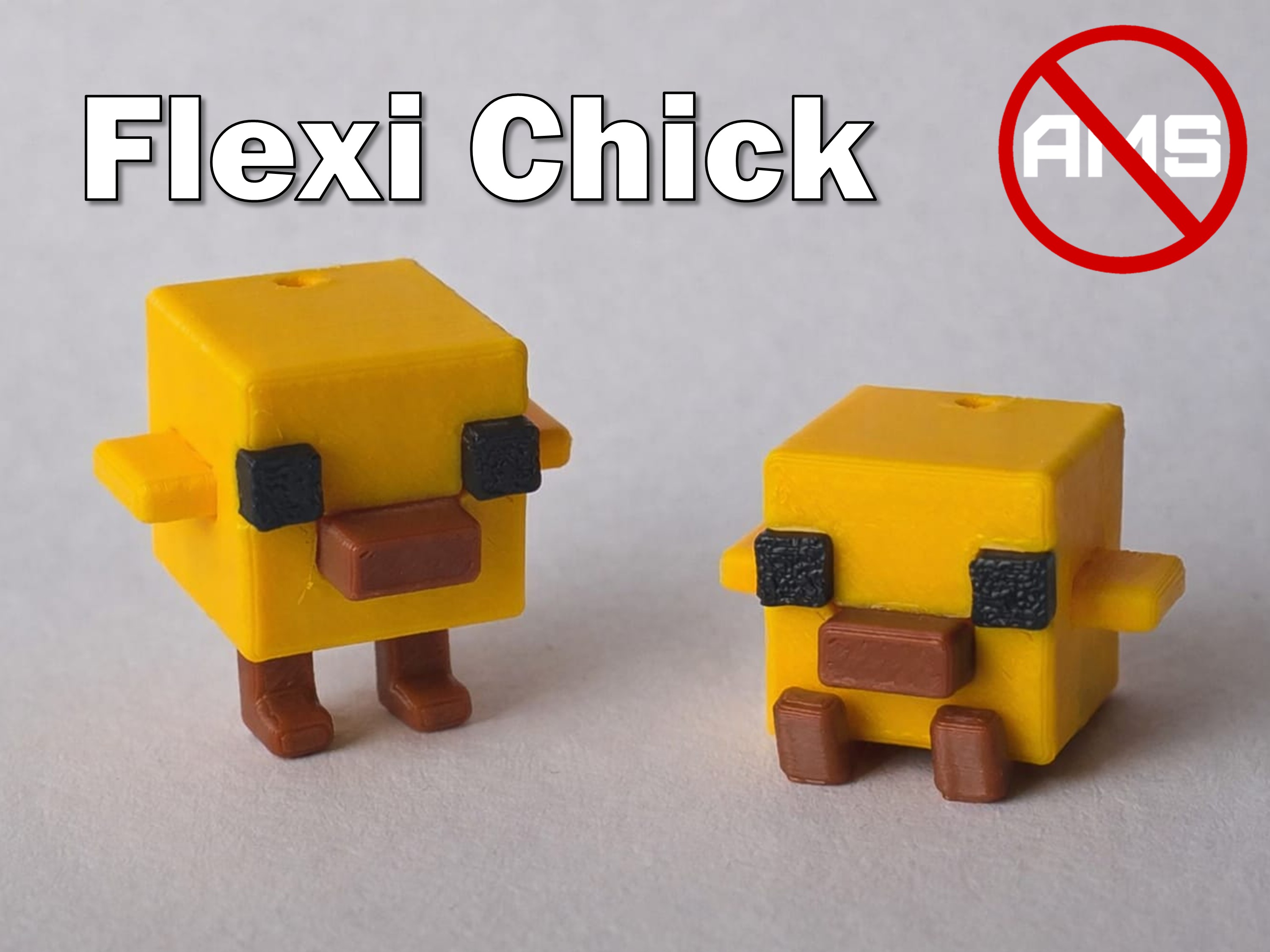 Minecraft Baby Chicken Keychain