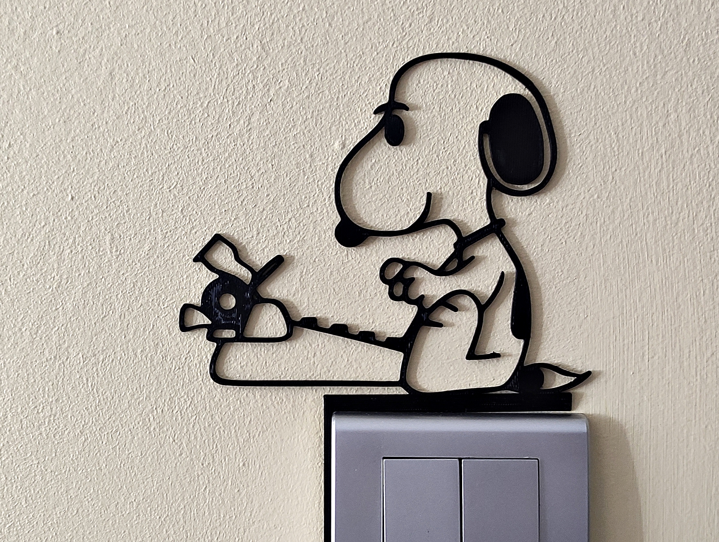 Snoopy Light Switch / Outlet Decoration - Model 58