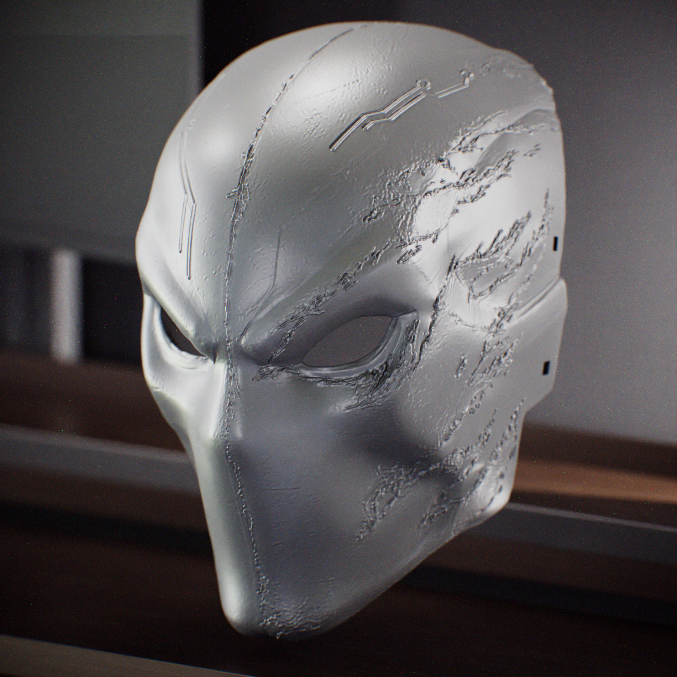 Deathstroke Mask Fan Art from Suicide Squad - Dead Stroke - Mascara de Deathstroke