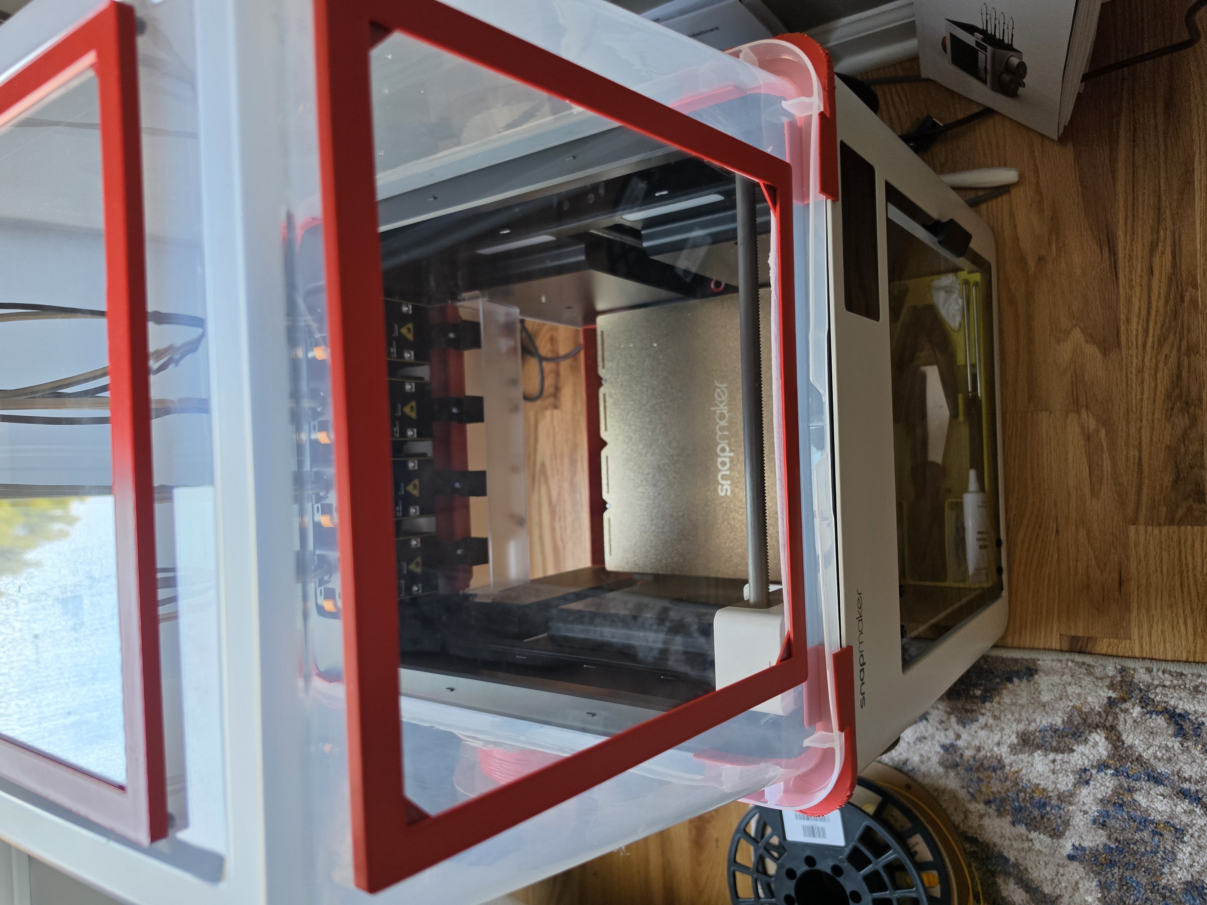 Frame for Arylic Window For Snapmaker U1 Sterilite/Samla/Storage Box Cover