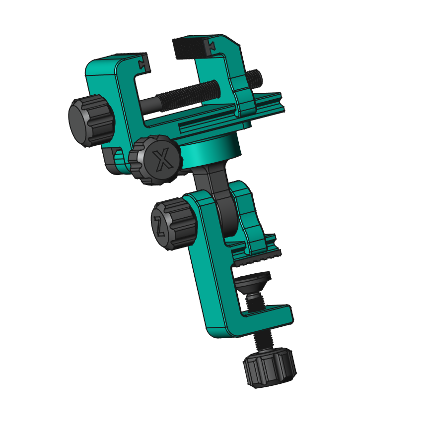 Miniatura 2 do modelo 3D Three Axis Table Vise