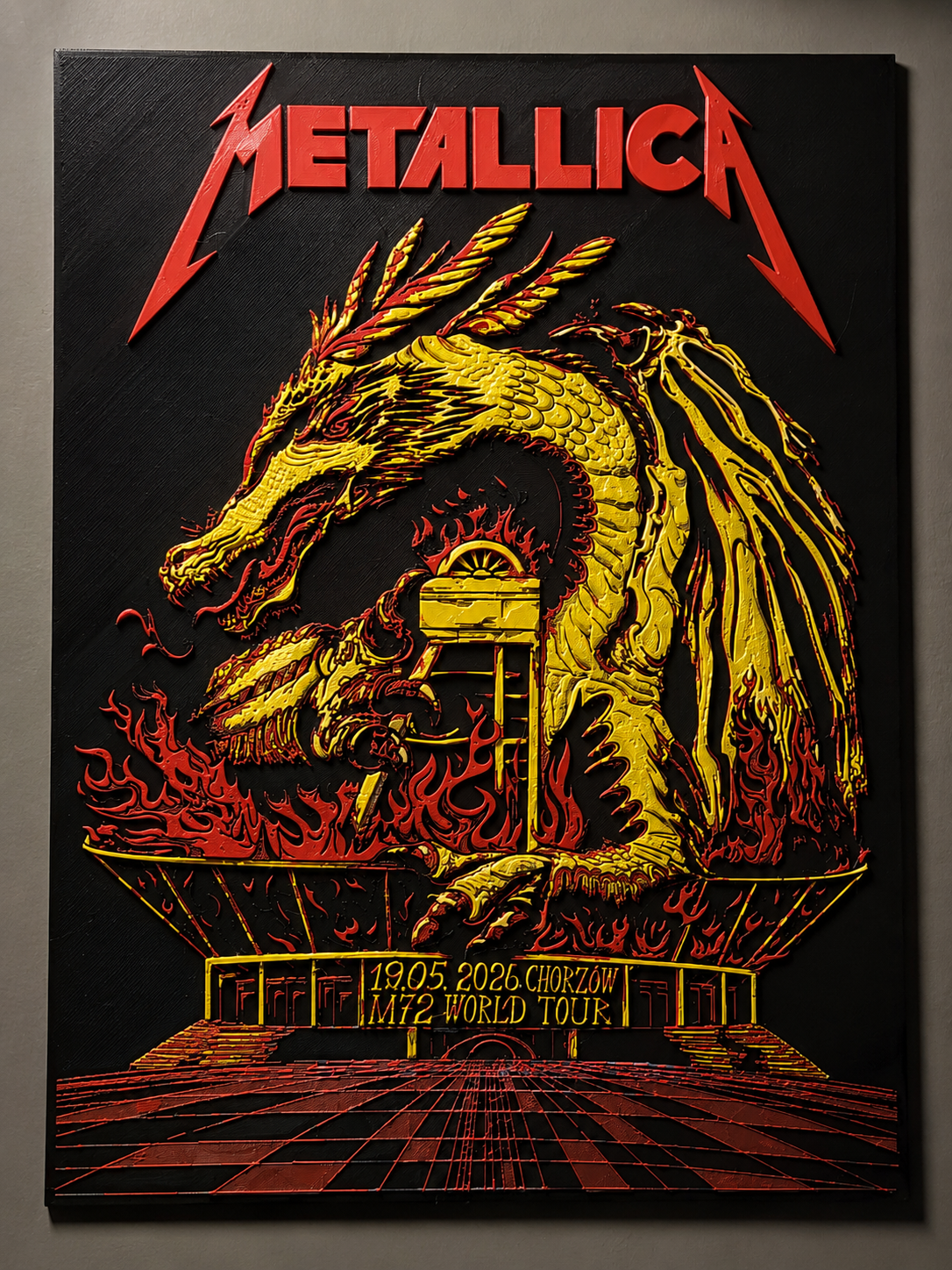 Metallica M72 Chorzow Poland Hueforge
