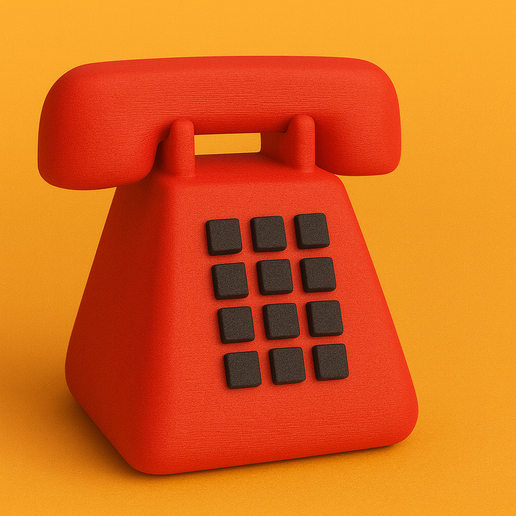 Retro Telephone (Multicolor)