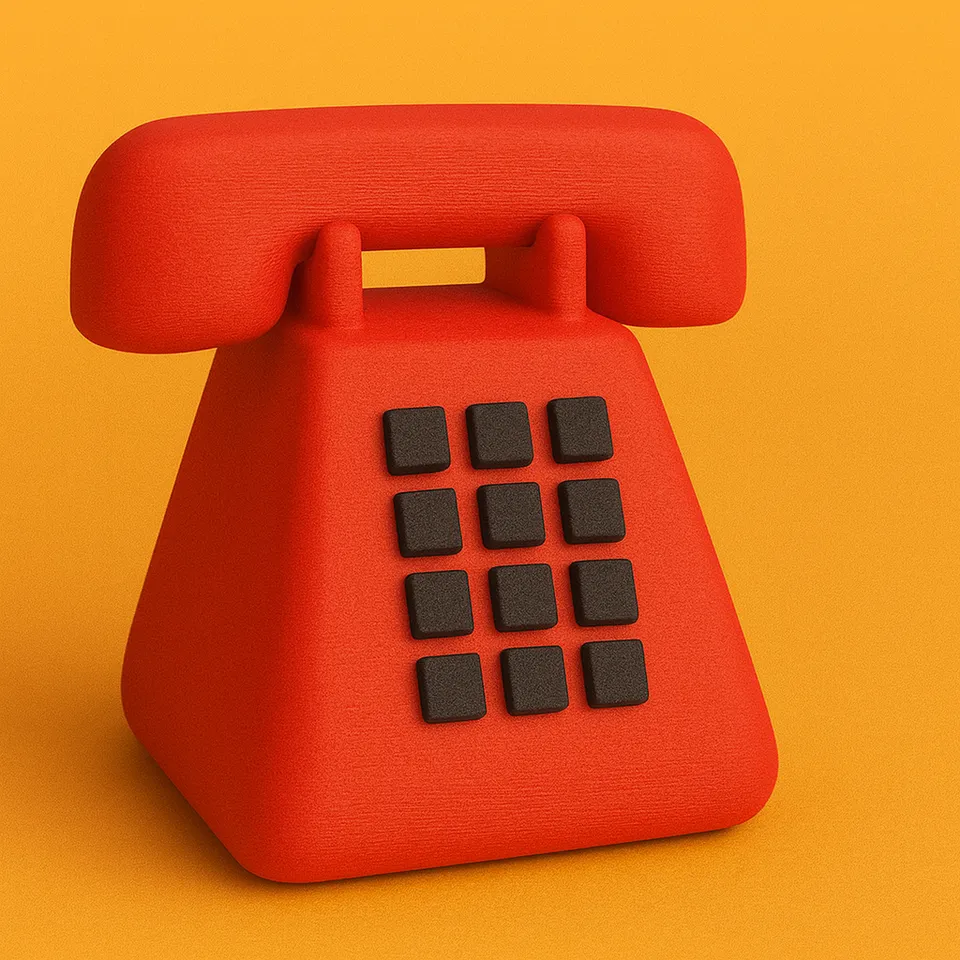 Retro Telephone (Multicolor) by Monsieur-Pierre | Download free