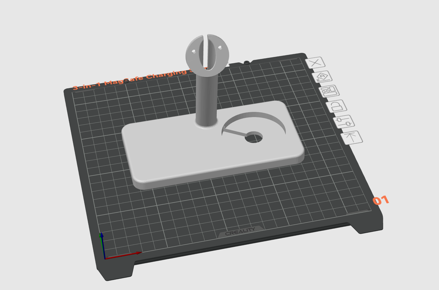 3-in-1 MagSafe Charger Stand with Integrated AirPods Charging Dock