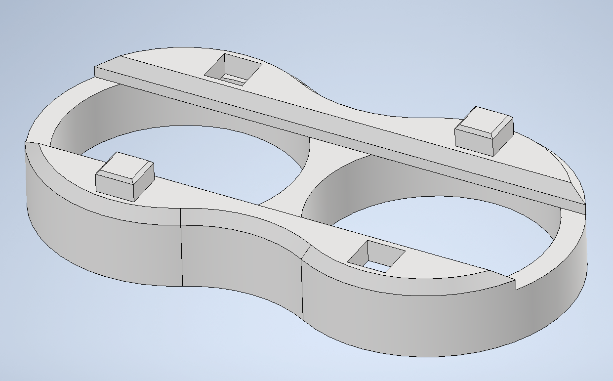 Stackable series 2P holder cap for Li-ion 21700 cells