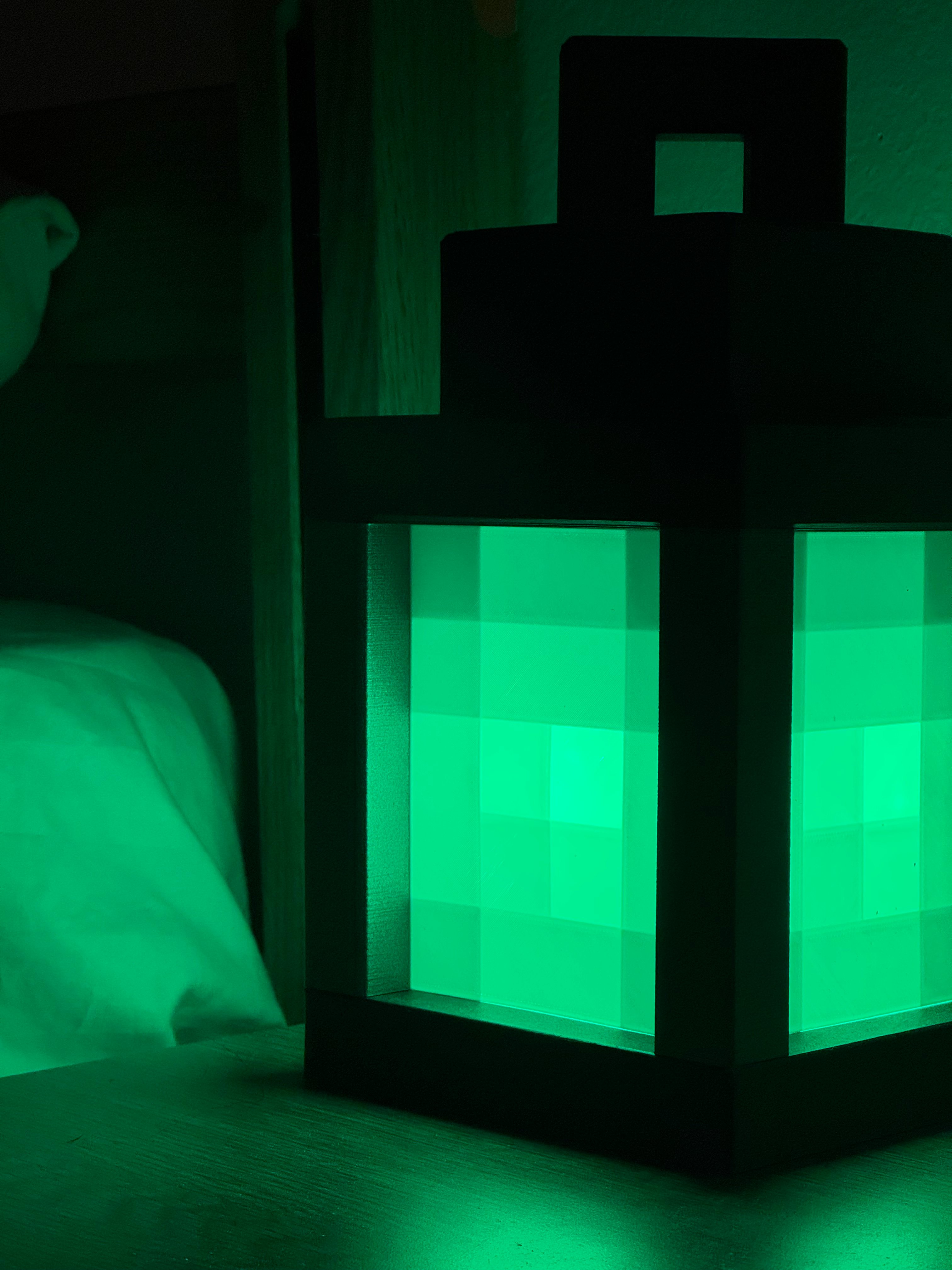Miniatura 3 do modelo 3D Original - Minecraft Lantern Night Light