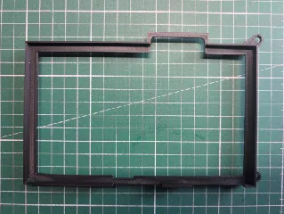 Low Profile LCD Frame for Wolf-2Pro Hamradio Transceiver