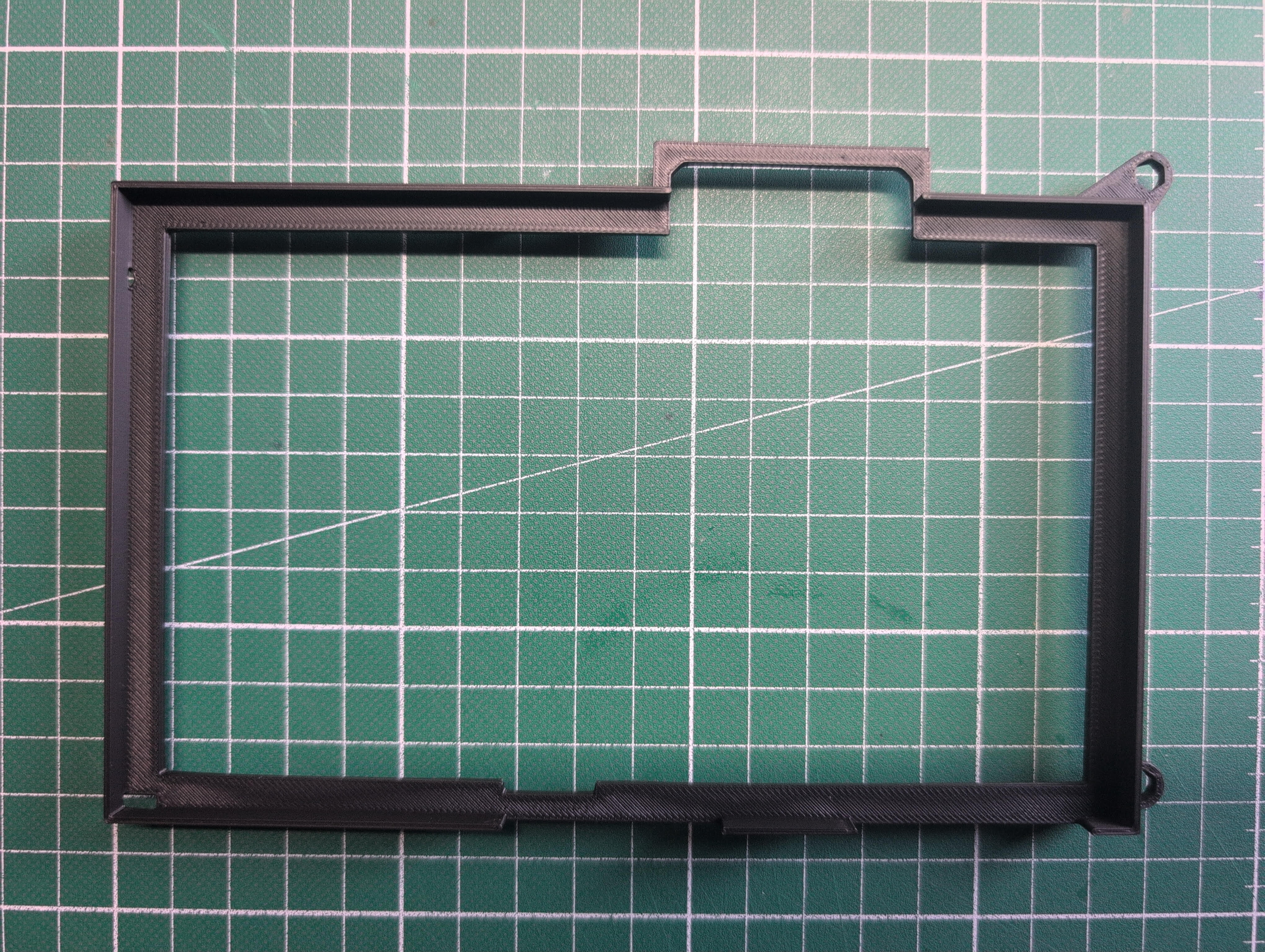 Low Profile LCD Frame for Wolf-2Pro Hamradio Transceiver