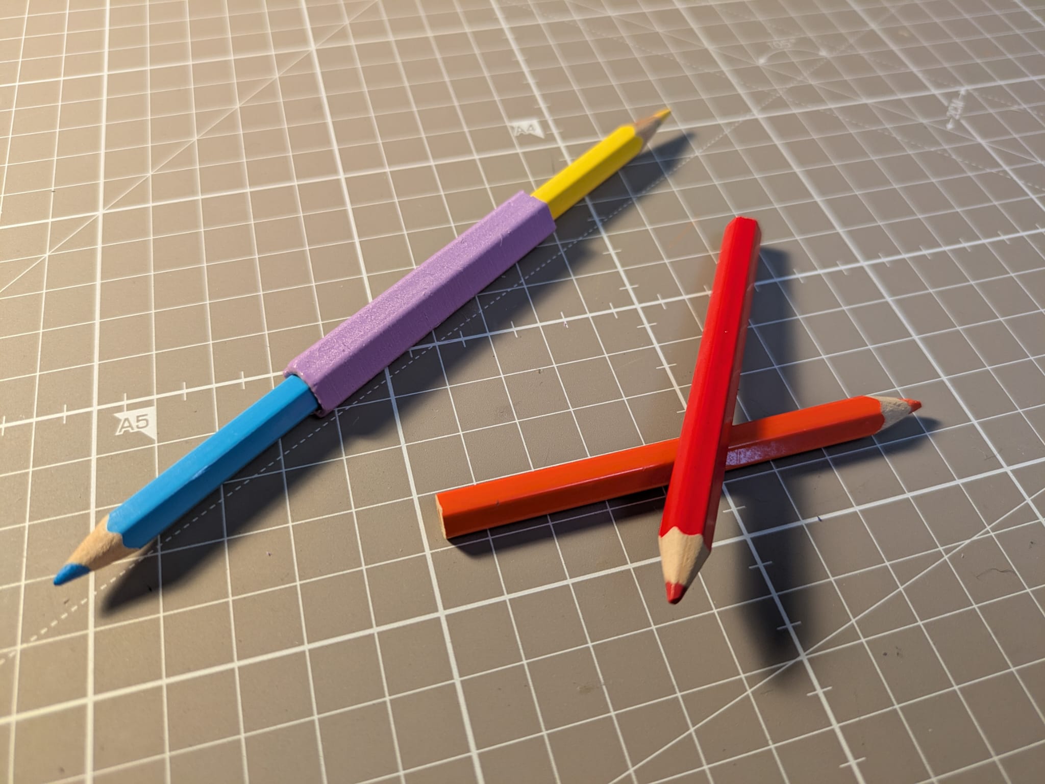 Pencil extension/connector