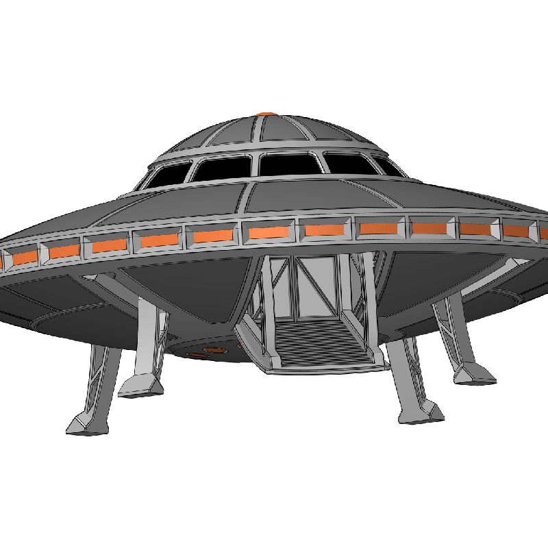 Flying Saucer by Leehound | Download free STL model | Printables.com