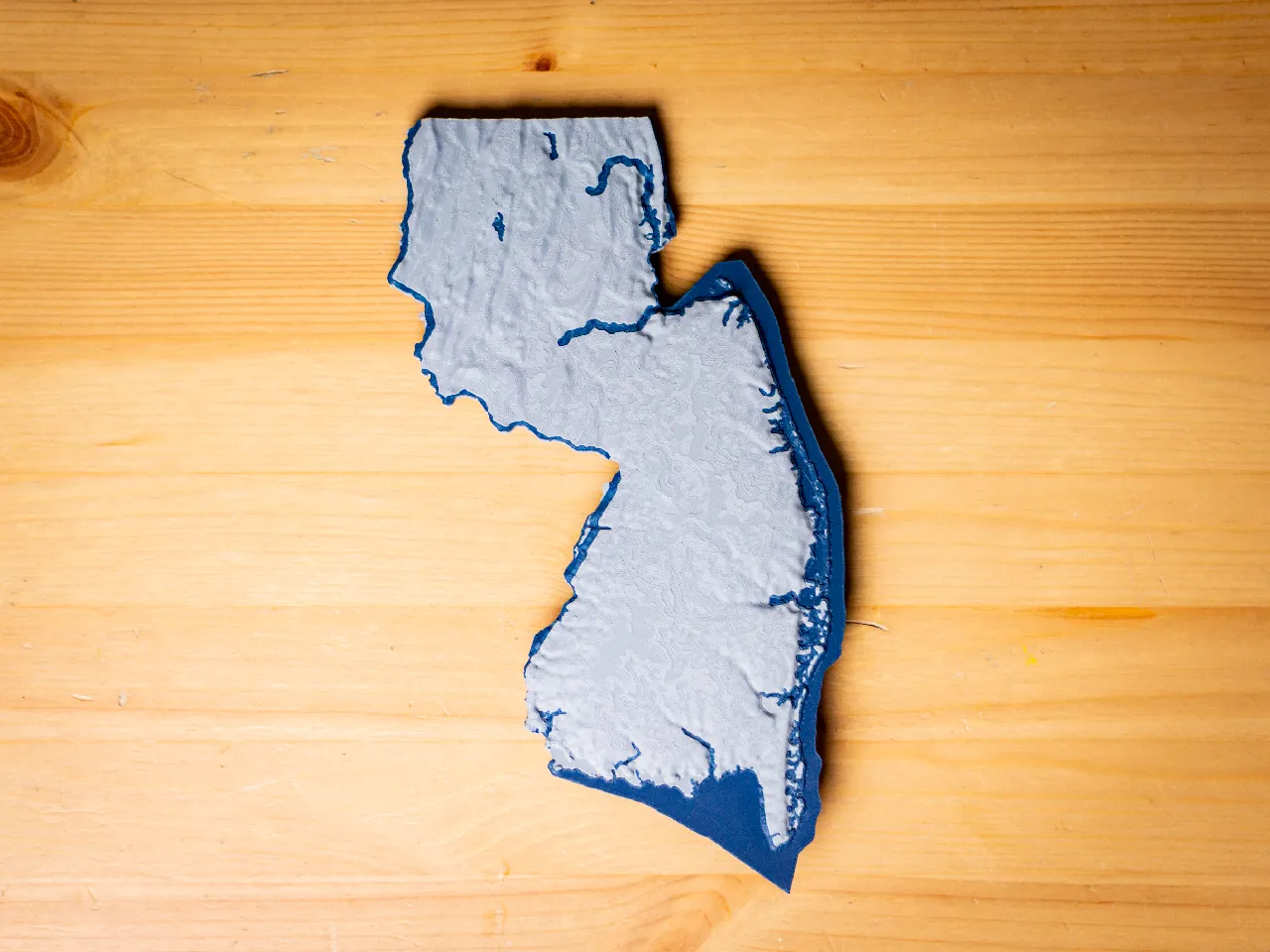New Jersey State Wall Map By - The Map Shop