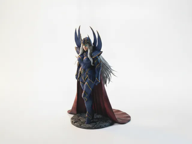 Battle Queen Armored Warrior Fantasy 3D Printable
