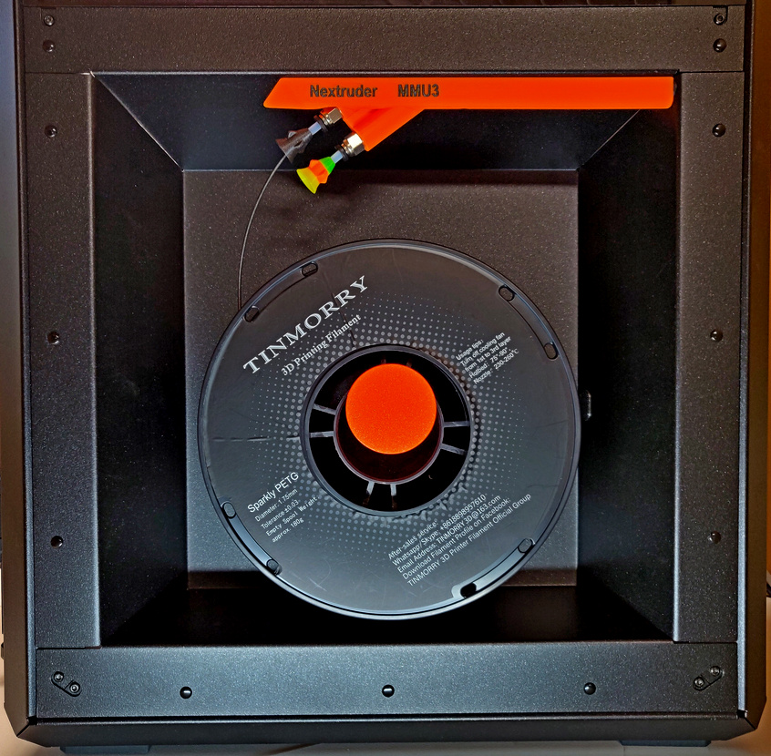 Core One Dual PTFE Path from Right Side Panel