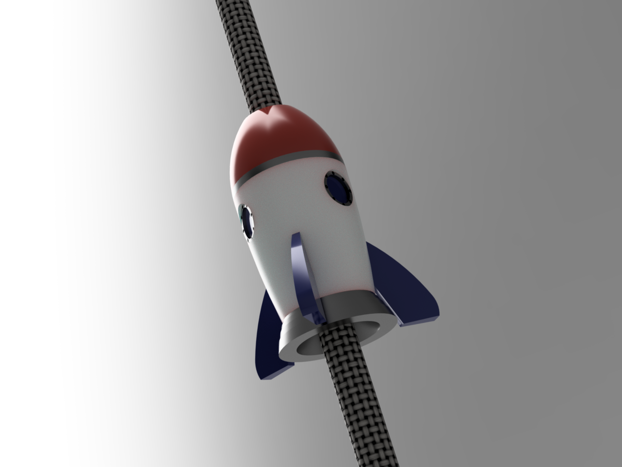Hoodie Beads: Rocketship