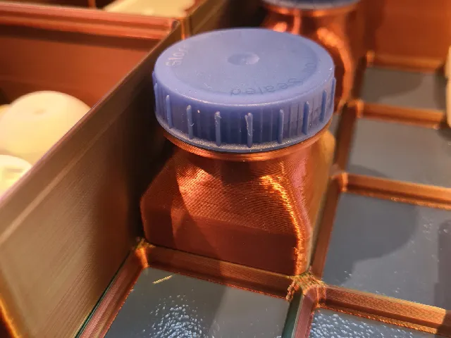 Milk lid (UK) Gridfinity Container (6u tall)