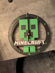 Minecraft Creeper Clock