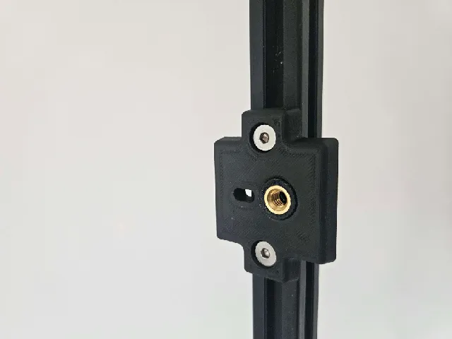 Camera mount for extruded aluminum