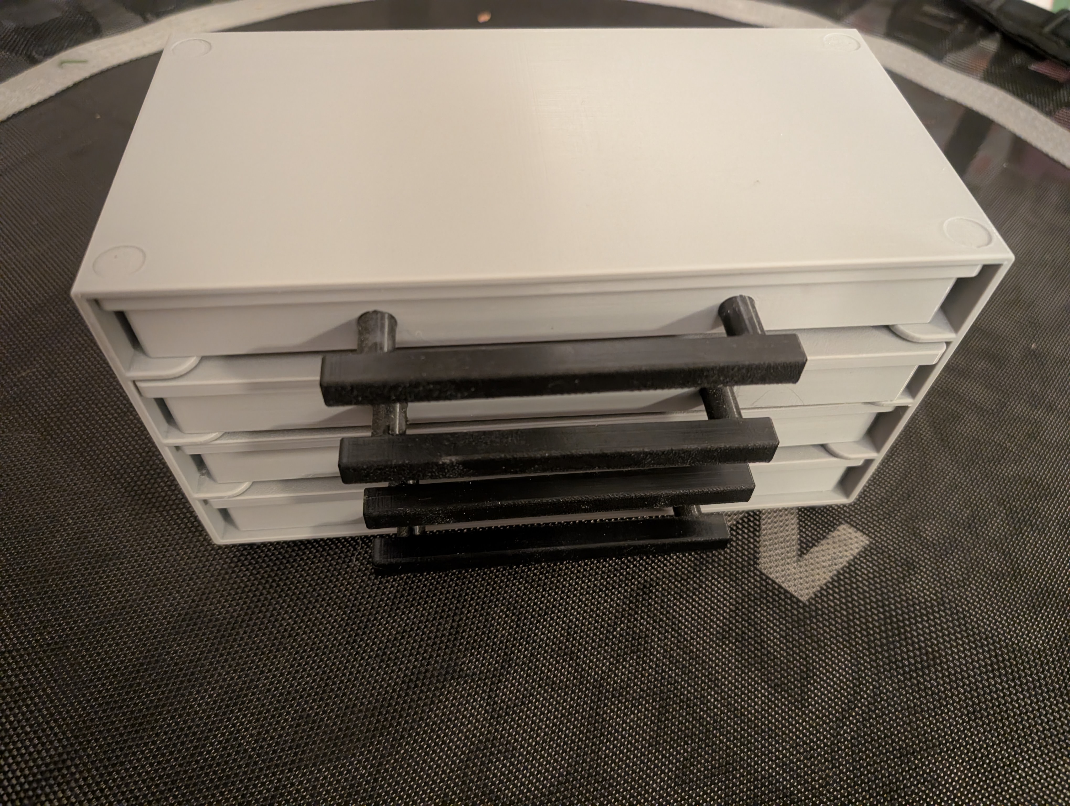 Pen Bushing Storage Rack and Drawers