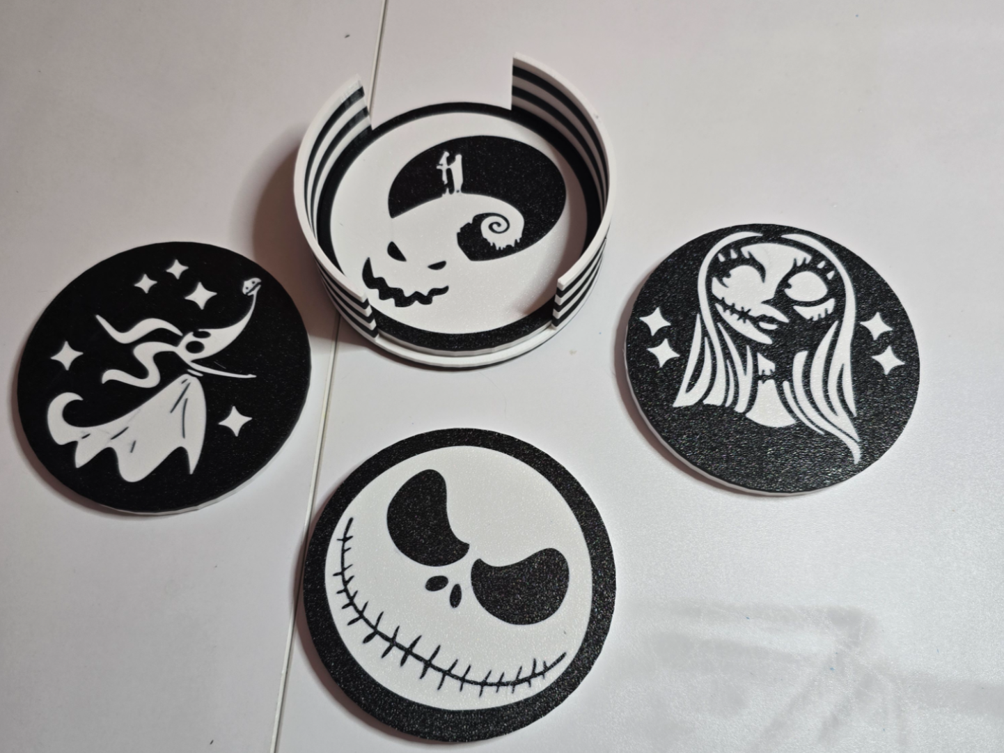 Nightmare Before Christmas Halloween Coasters