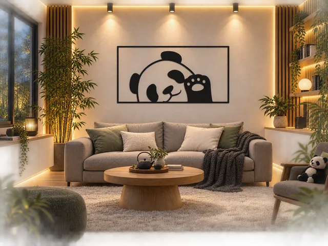 WallArt - Panda Bear 004