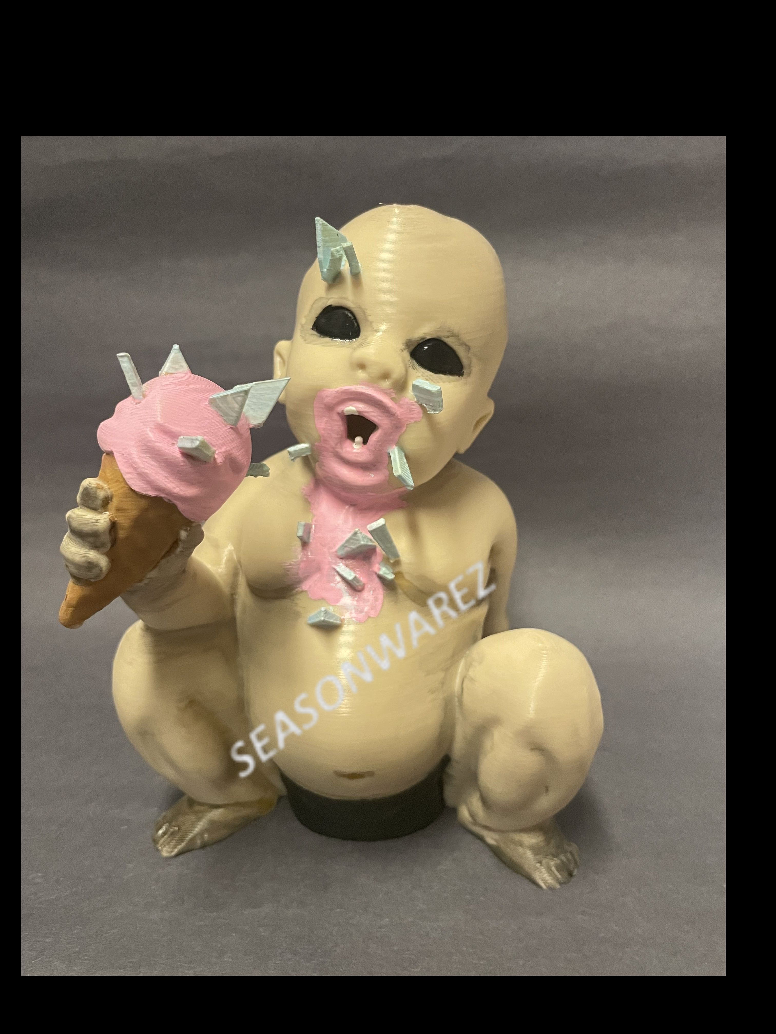 Scary Straw Barry Zombie Baby