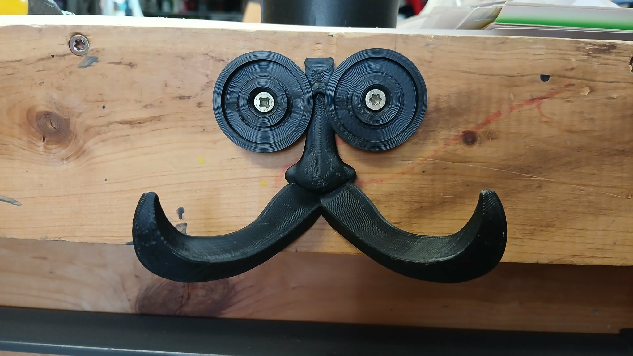Mustache Coat Hanger