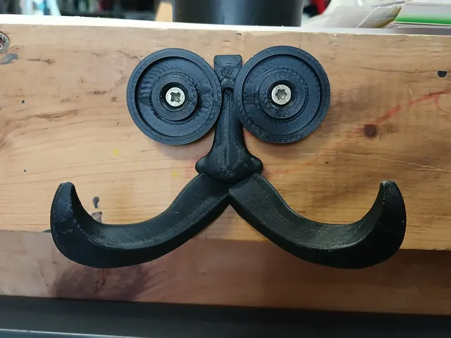 Mustache Coat Hanger