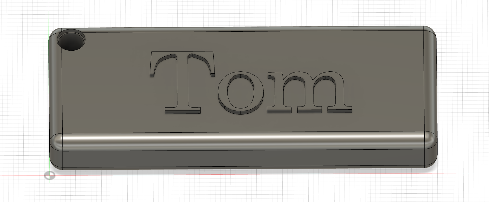 Tom keyring