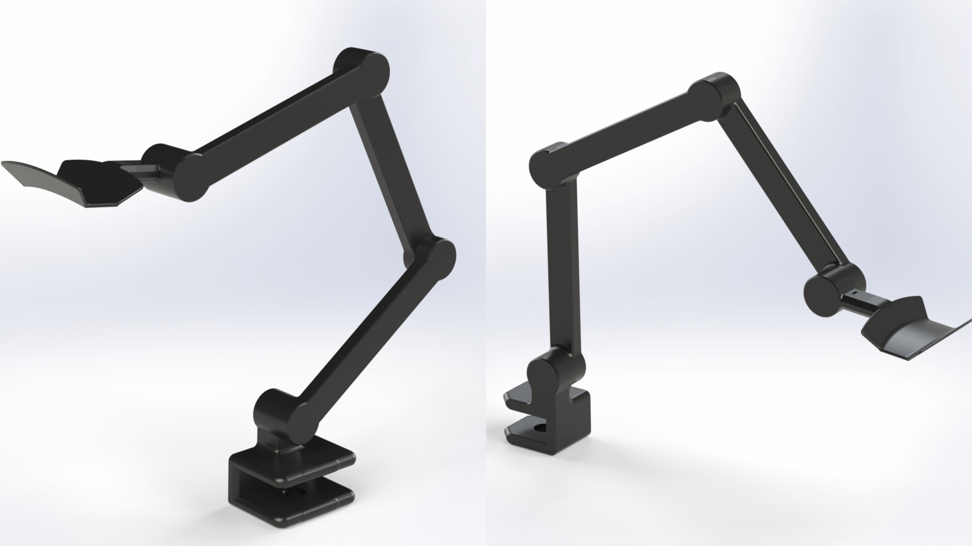 Clamps For The Magnetic Lock Modular Articulated Arm