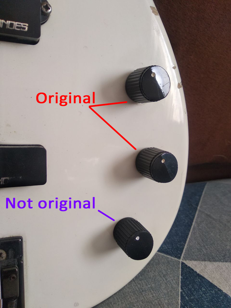 Volume knob (potentiometer) Hosco KB-SB