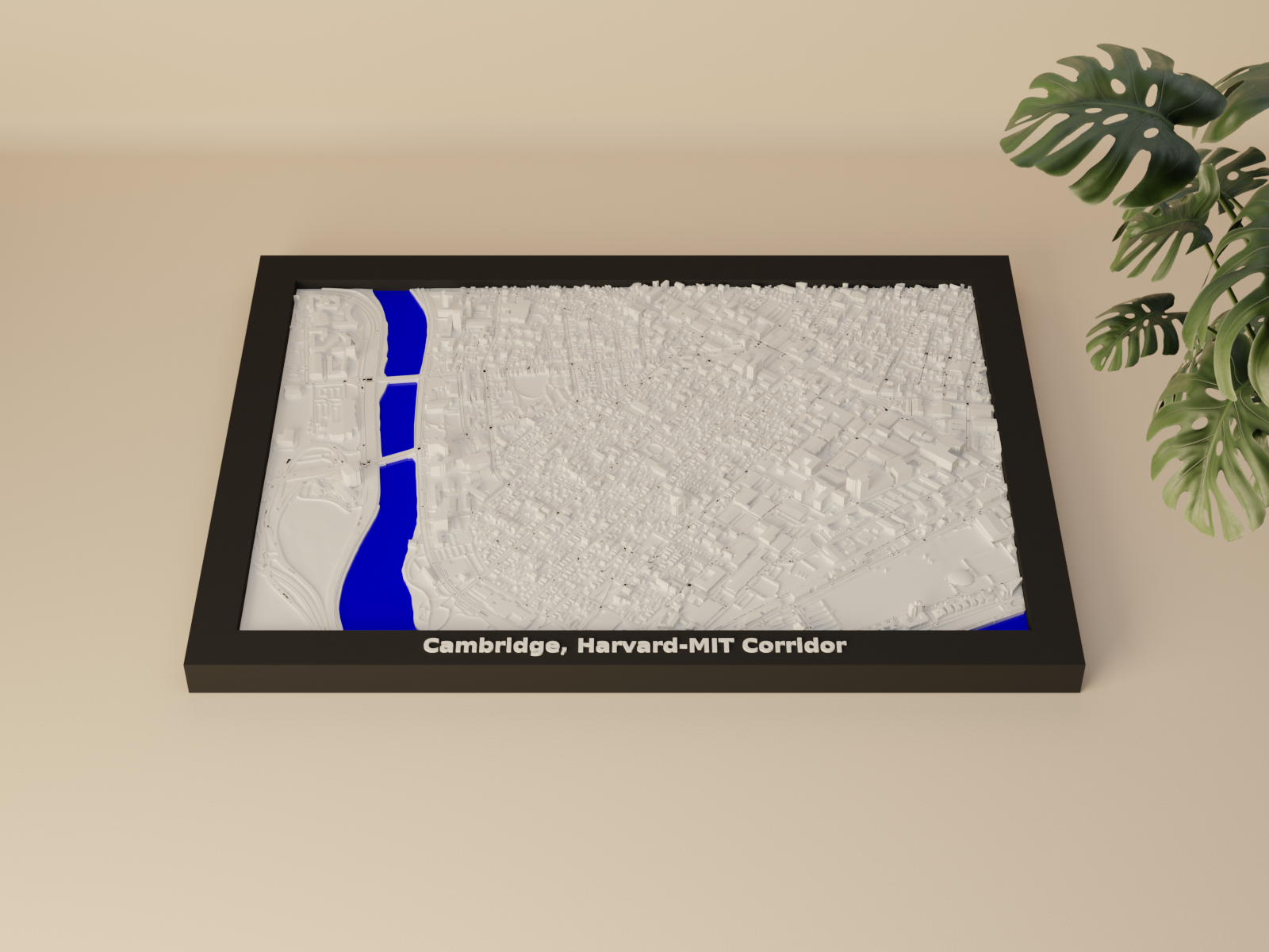 Cambridge, Harvard-MIT Corridor, United States - 3D Miniature