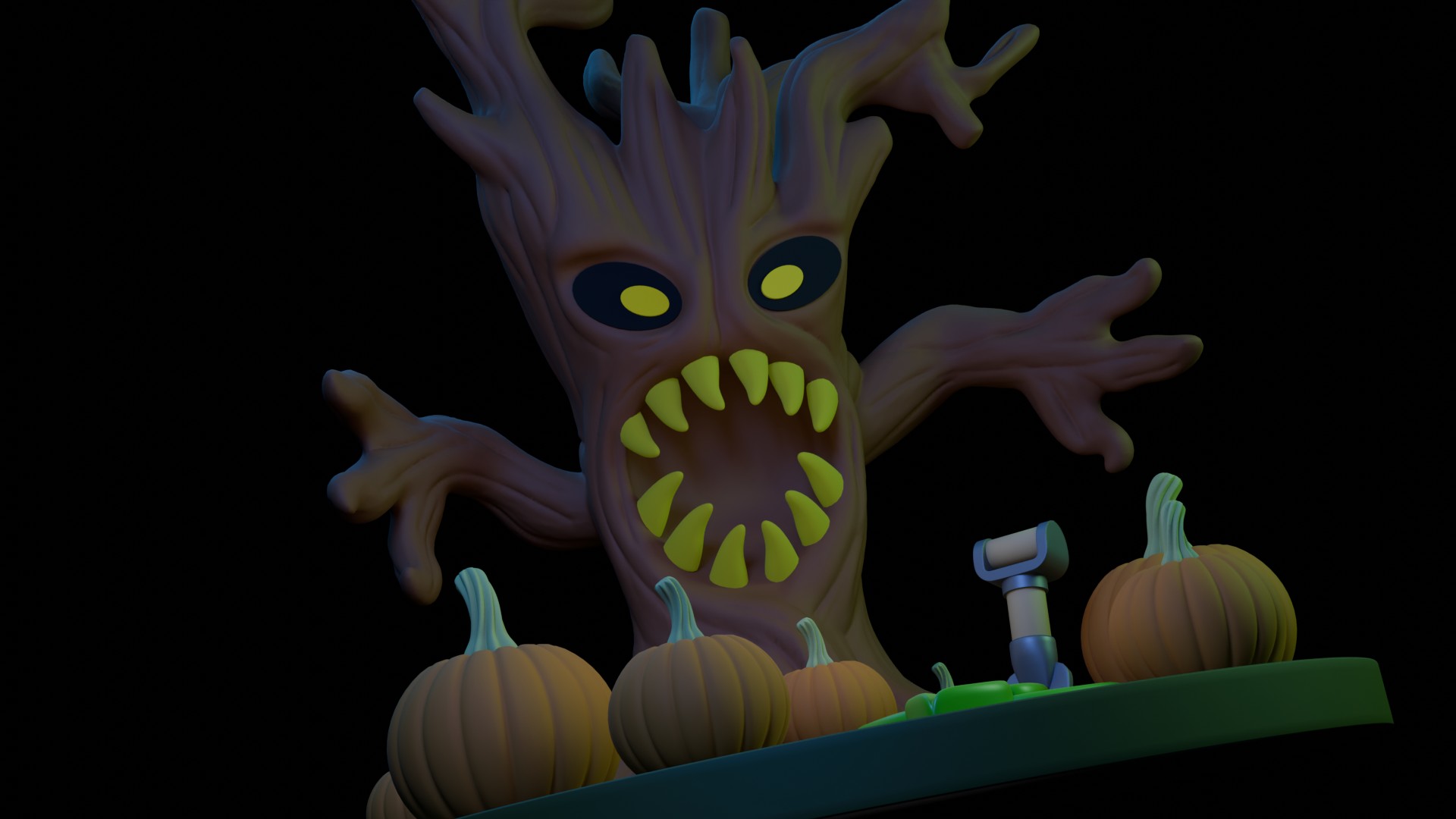 Miniatura 10 do modelo 3D Haunted Pumpkin Patch
