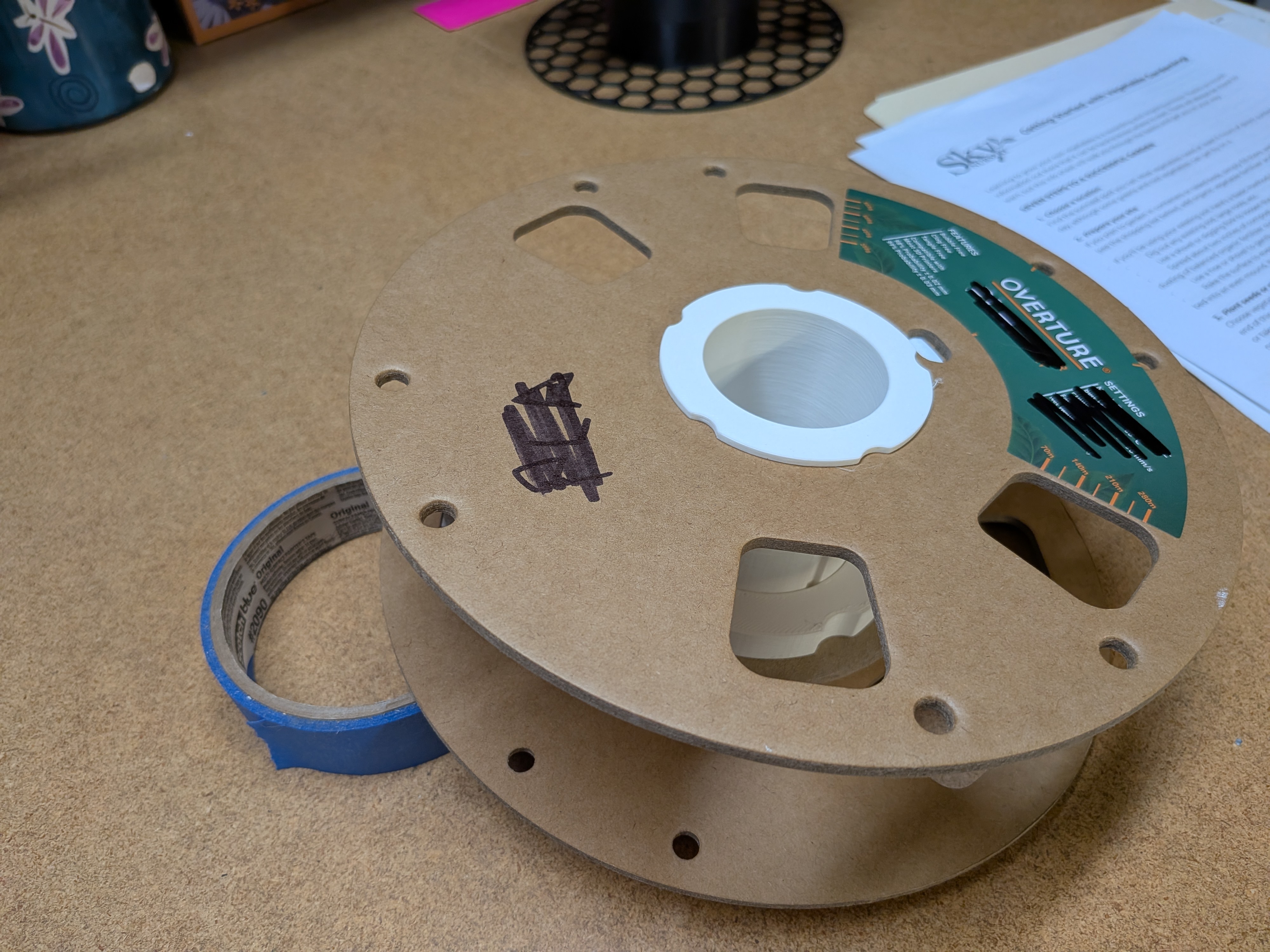 Overture Refill Spool - Cardboard Side Reuse