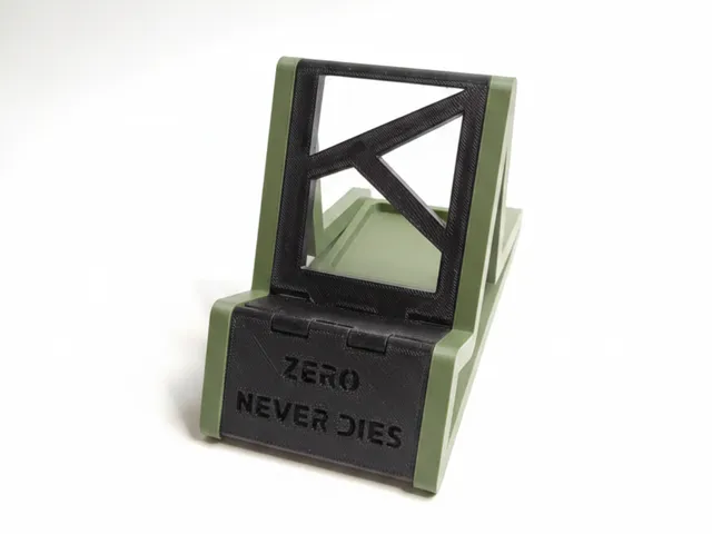 ZERO Stand - Folding Print-in-Place Stand with Secret Storage (Phone, Tablet, Laptop)