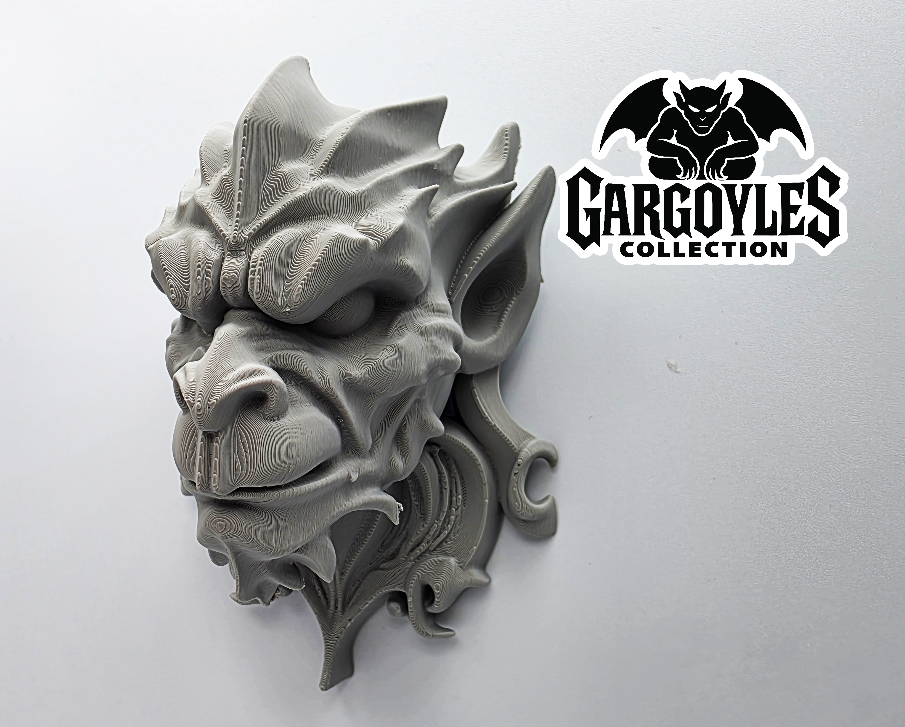 Smiling Gargoyle Face - Wall Mount
