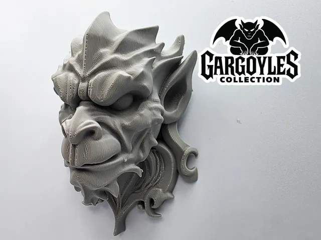 Smiling Gargoyle Face - Wall Mount
