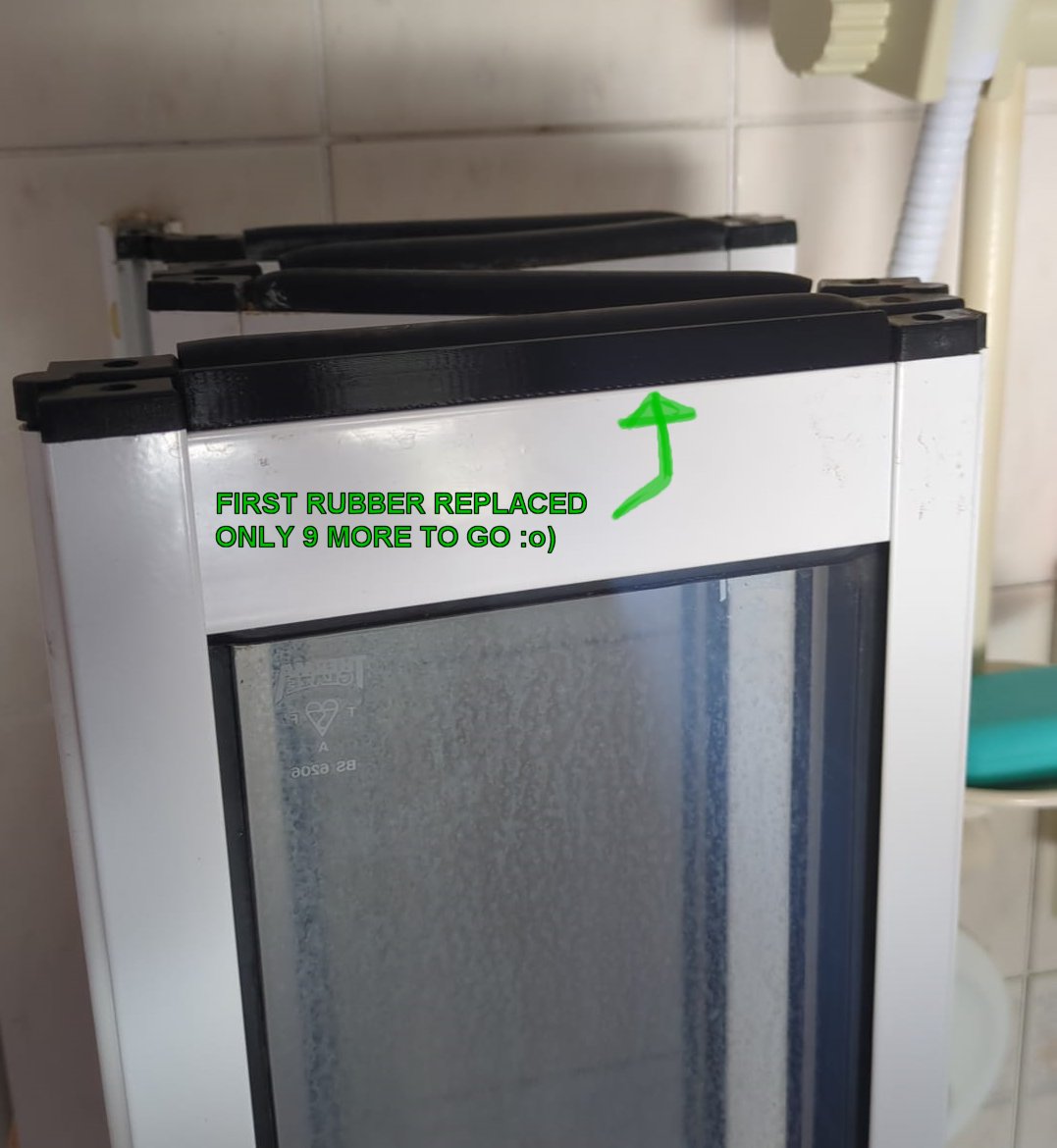 Bi-Fold Shower Screen Seal FOR TPU - Pattern BIF060