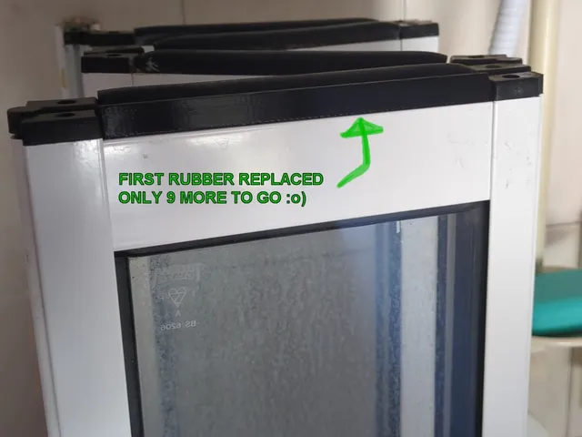 Bi-Fold Shower Screen Seal FOR TPU - Pattern BIF060