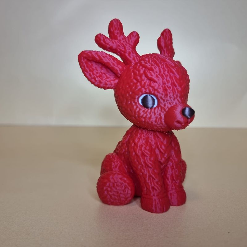 Knitted Christmas Reindeer by 3D MAGIC | Download free STL model ...