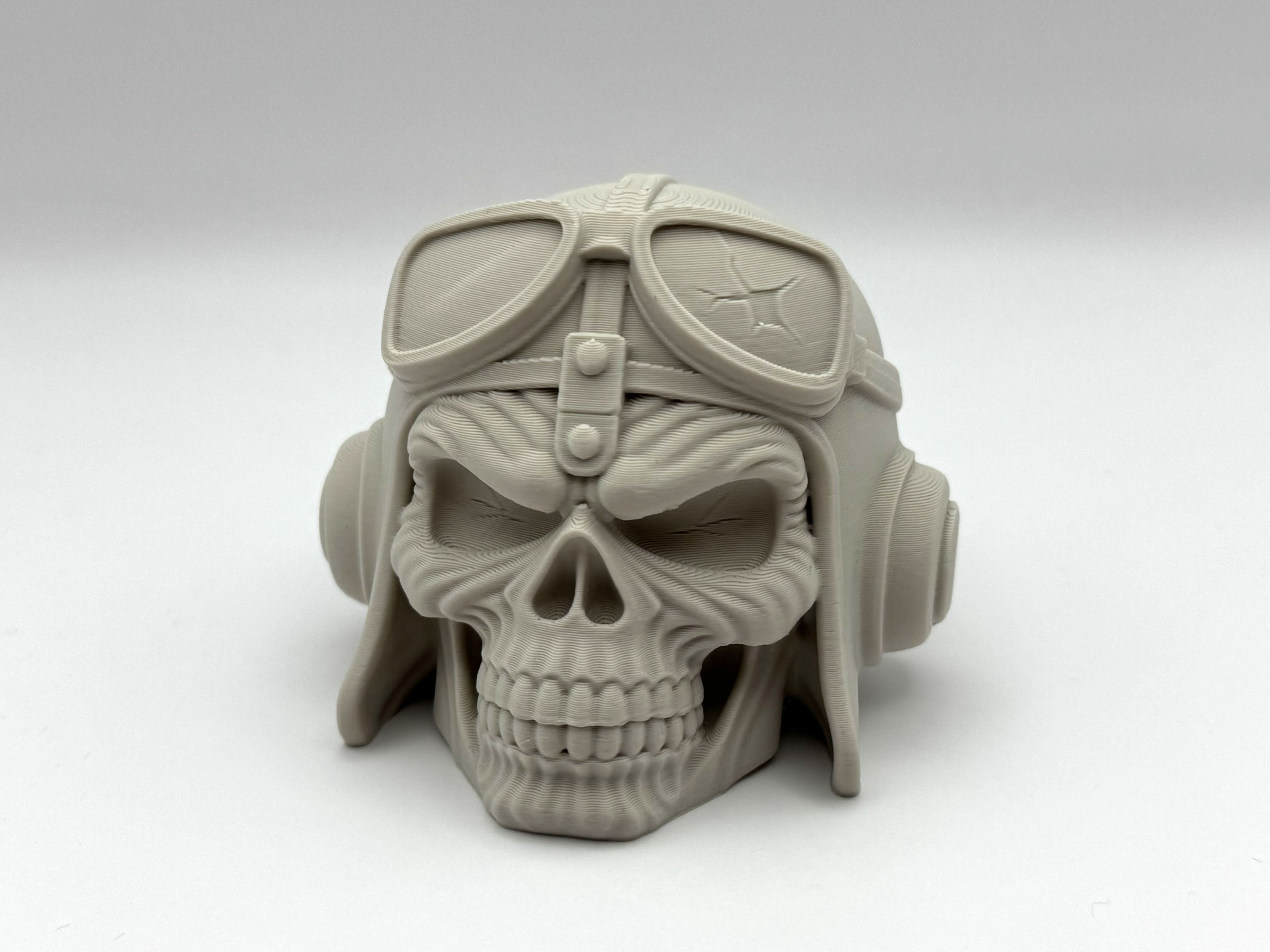 Pilot Skull Decor