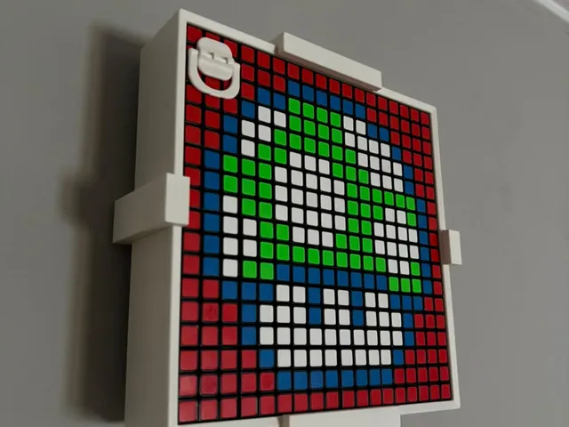 Mosaic rubik cube wall holder