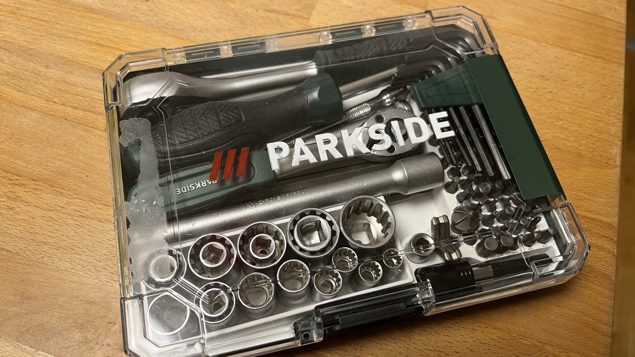 Honeycomb Hex Bit And Tools Holder For LIDL Parkside Box
