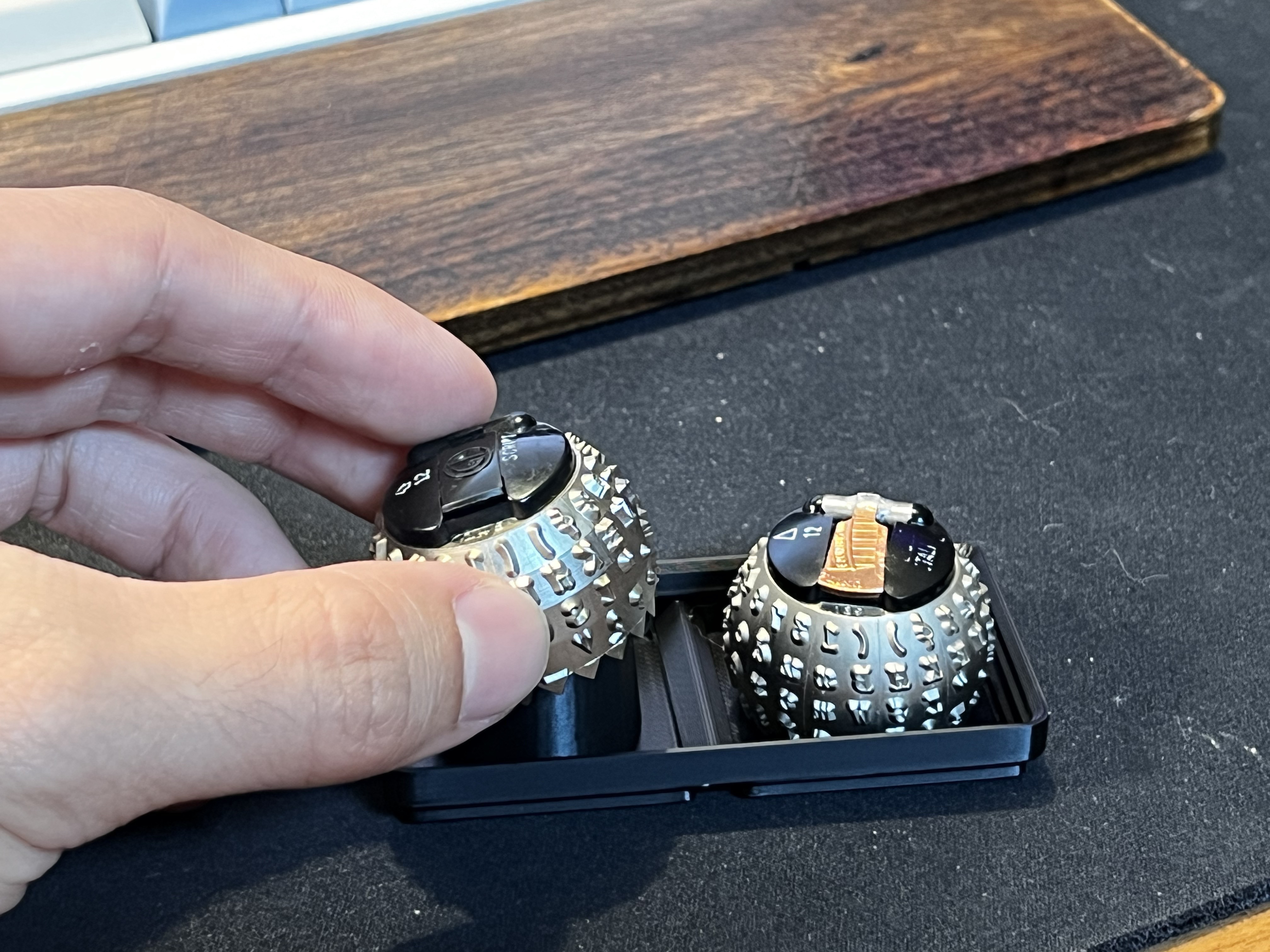 Gridfinity trays for IBM Selectric typeball elements