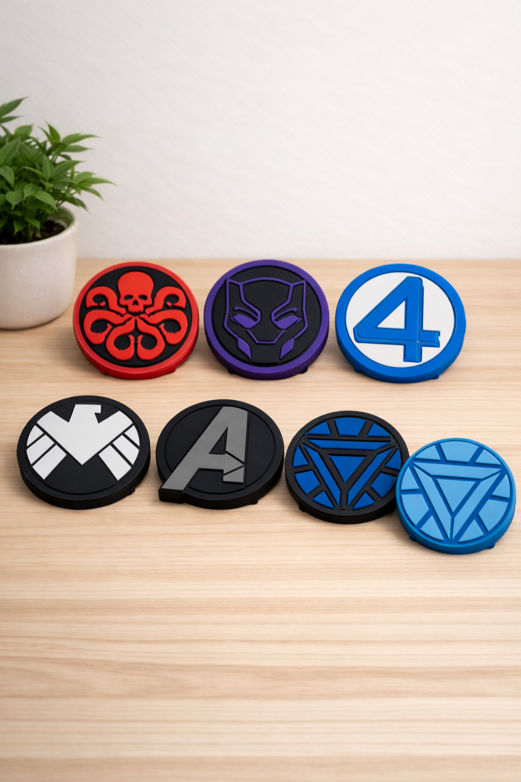 MCU Logos Collection – 3D Printable Logos & Keychains