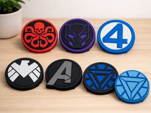 MCU Logos Collection – 3D Printable Logos & Keychains