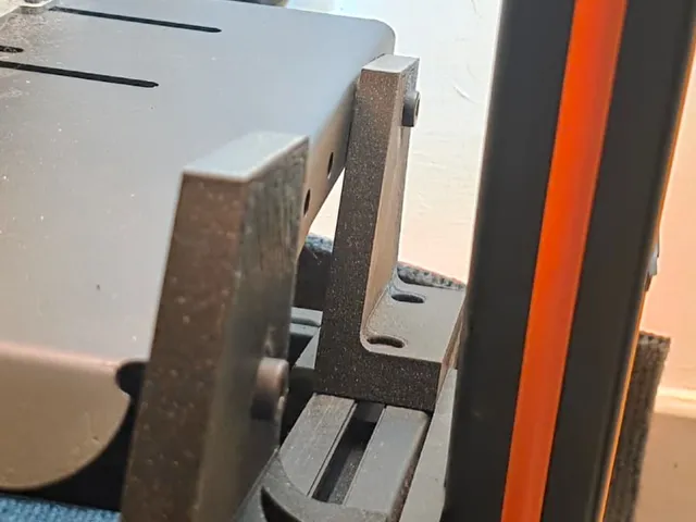 Sim racing 40s profile paddle rising bracket V2