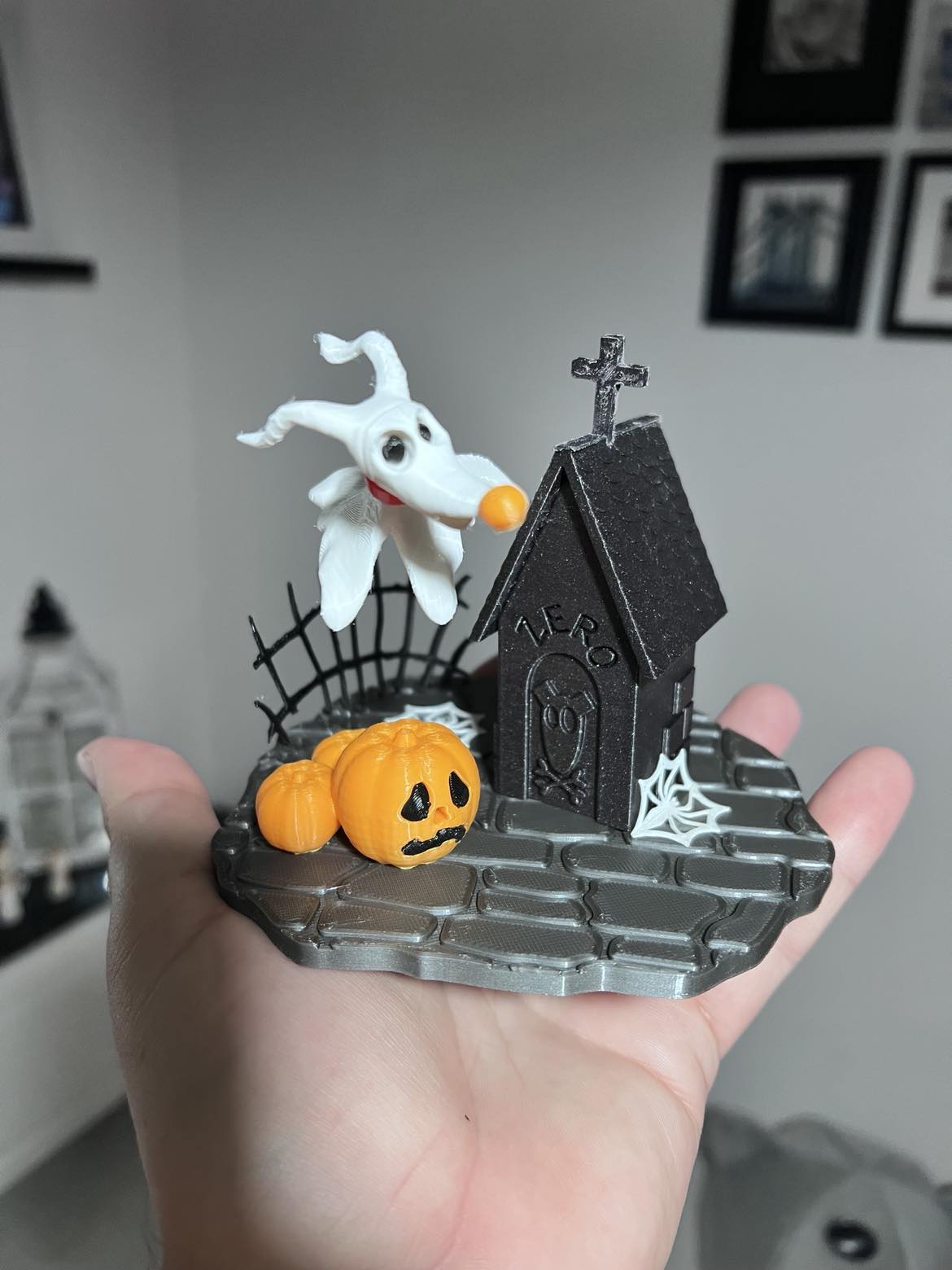 ZERO FROM "NIGHTMARE BEFORE CHRISTMAS" ("HALLOWEENXCULTS")