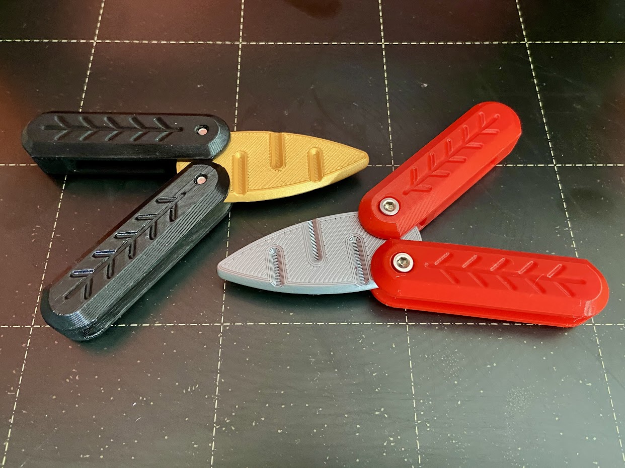 Carrot Balisong butterfly knife